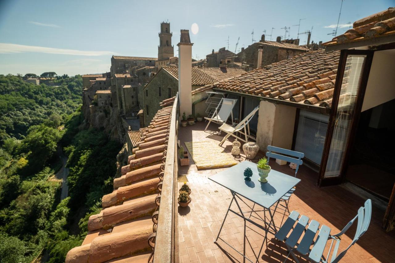 Le Antiche Viste Appartement Pitigliano Buitenkant foto