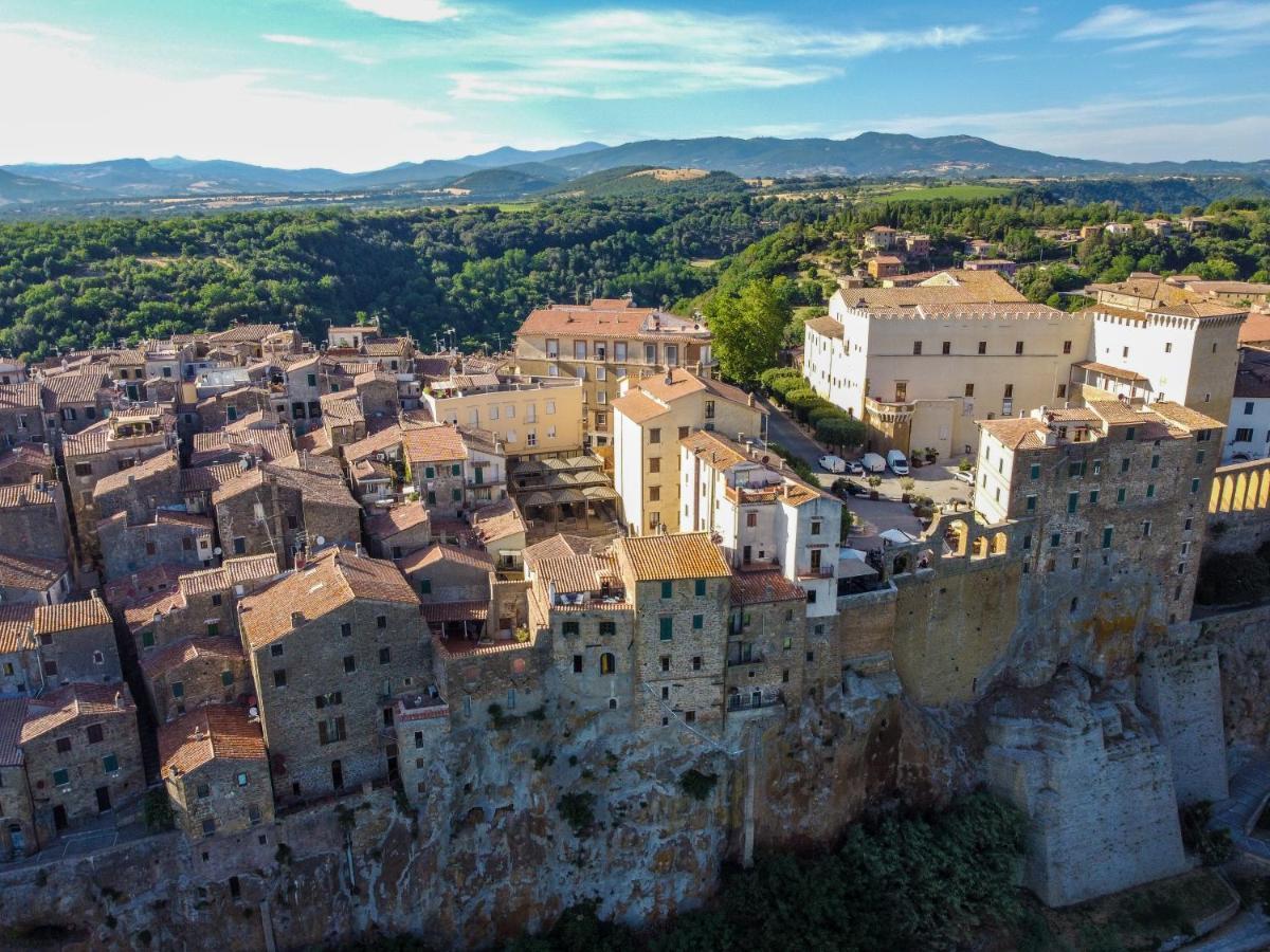 Le Antiche Viste Appartement Pitigliano Buitenkant foto