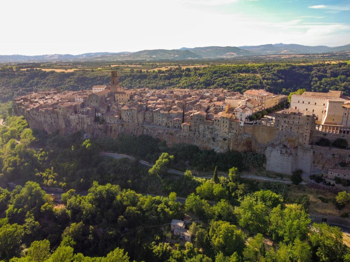 Le Antiche Viste Appartement Pitigliano Buitenkant foto